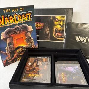 Warcraft III Reign of Chaos Collector's Ed. Box Set Blizzard 2002 COMPLETE Art